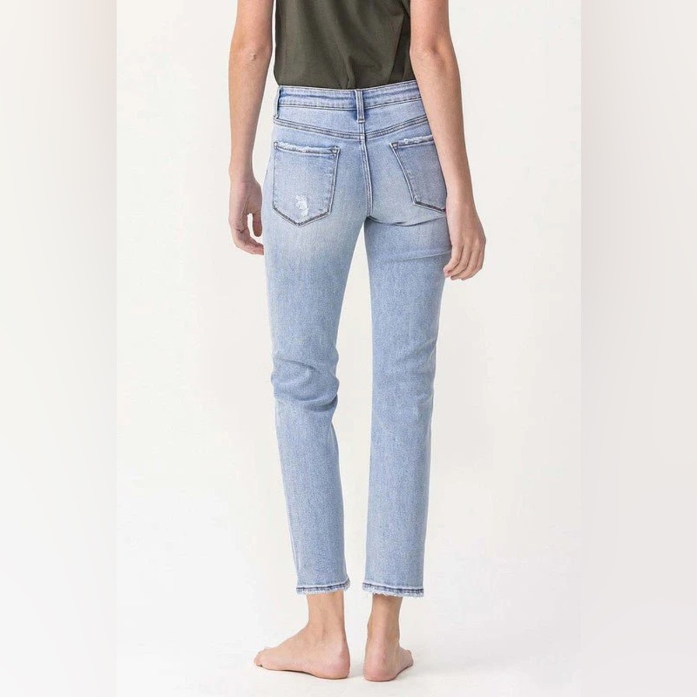 PLUS Size -90’s straight Leg Mid Rise Jean - Picture 5 of 5